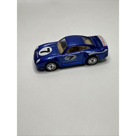 HOT WHEELS PORSCHE 959, METALFLAKE BLUE, UH, SPEEDSHIFT 500 - Picture 5 of 6